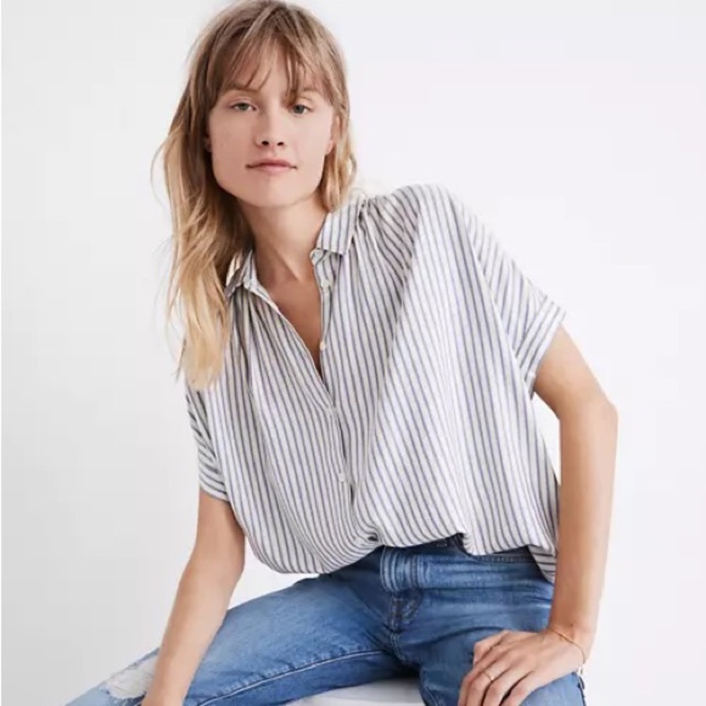 Madewell ‘Central’ Blouse (XXS)